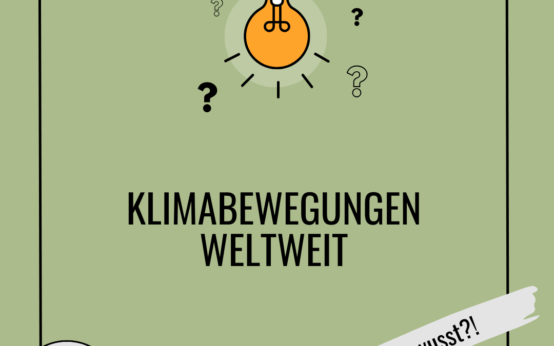 Klimabewegungen weltweit