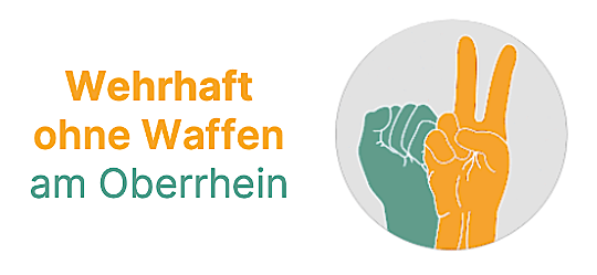 Logo Wehrhaft ohne Waffen am Oberrhein