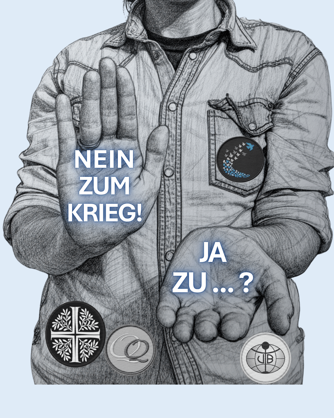 Nein zum Krieg! Ja zu...? 1 herbsttagung26 logos als buttons