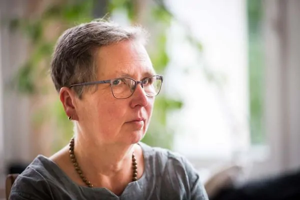 Veranstaltung über friedenslogische Perspektiven mit Dr. Christine Schweitzer in Bremen.
